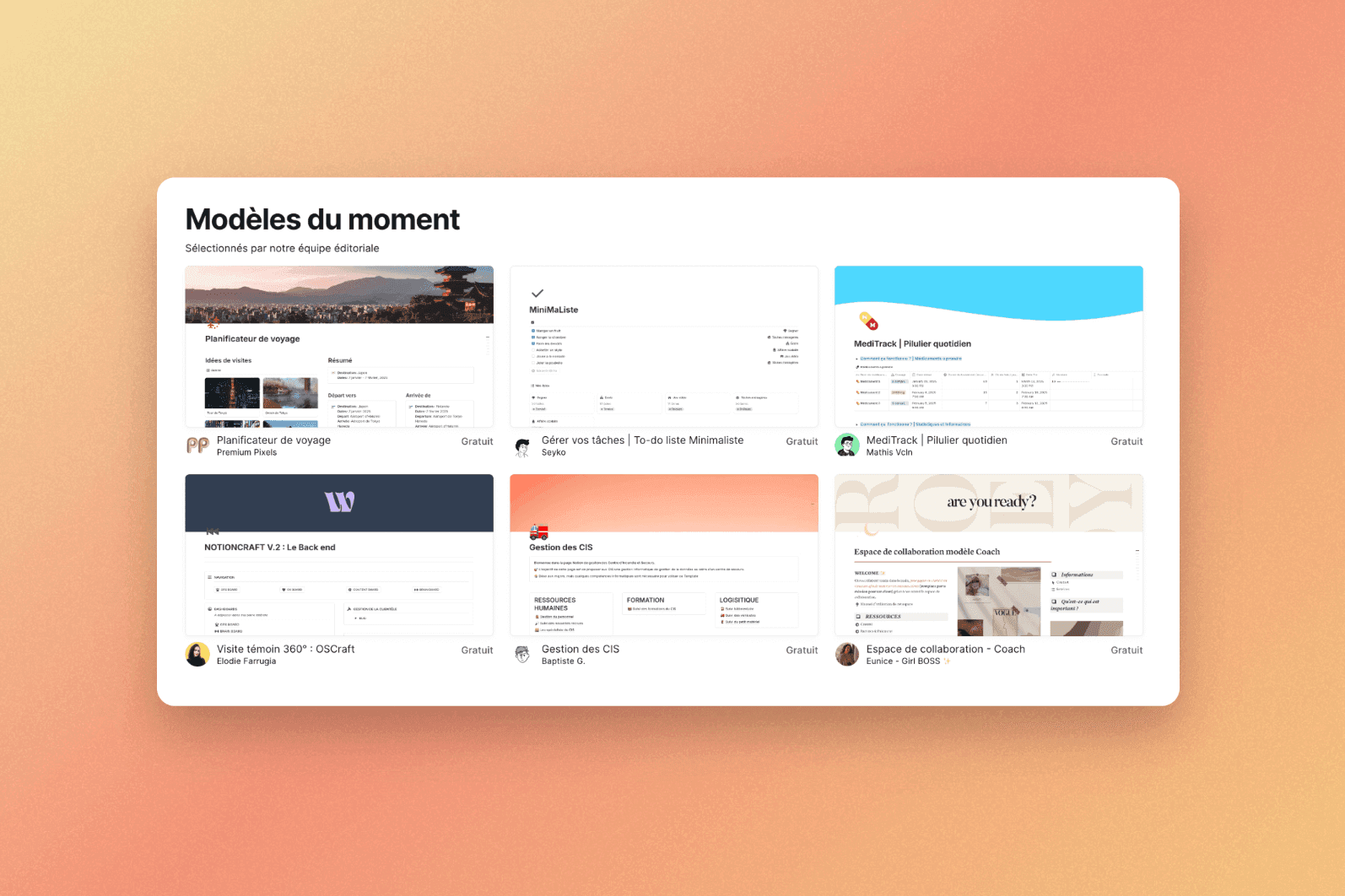 9 templates CRM Notion pour freelances et PME