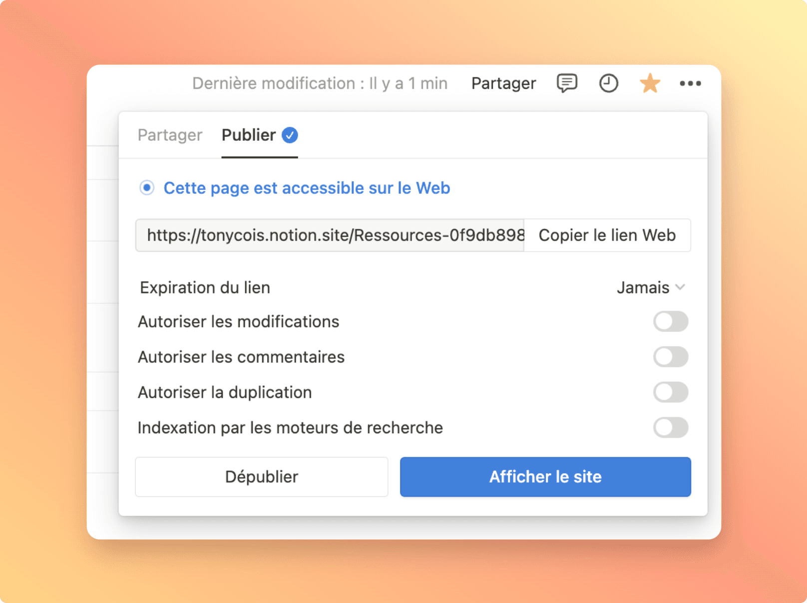 Comment partager une page Notion en 2025 ?
